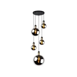 Lucide JULIUS Hanglamp 5x E27 Smoke Glas Sale