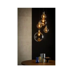 Lucide JULIUS Hanglamp 5x E27 Smoke Glas Sale