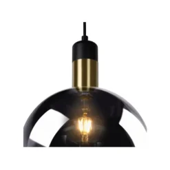 Lucide JULIUS Hanglamp 1x E27 Ø 40 cm Smoke Glas Clearance