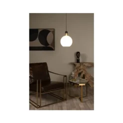 Lucide JULIUS Hanglamp-Opaal-Ø20-1xE27-40W-Glas Outlet