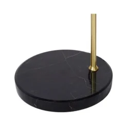 Lucide JULIUS Vloerlamp E27/25W Smoke glas/ Zwart Marmer Clearance