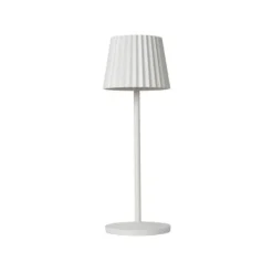 Lucide JUSTINE Tafellamp Buiten-Wit-LED Dimb.-2W-2700K-5V Clearance