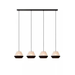 Lucide KALA - Hanglamp - 4xE14 - Taupe Clearance