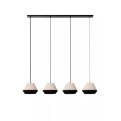 Lucide KALA - Hanglamp - 4xE14 - Taupe Clearance