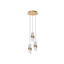 Lucide KLIGANDE Hanglamp-Mat Go.-Ø25-LED Dimb.-8W-2700K