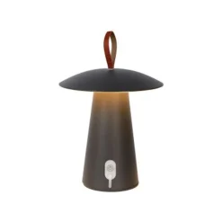 Lucide LA DONNA - Tafellamp Buiten - Ø 19,7 cm - LED Dimb. - 1x2W 2700K - IP54 - 3 StepDim - Antraciet Discount