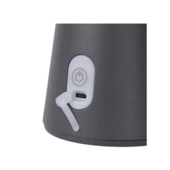 Lucide LA DONNA - Tafellamp Buiten - Ø 19,7 cm - LED Dimb. - 1x2W 2700K - IP54 - 3 StepDim - Antraciet Clearance