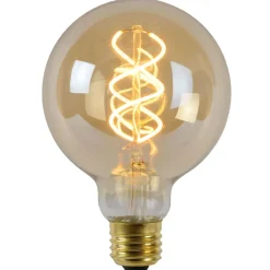Lucide Lamp LED Globe G95 5W 260LM 2200K Dimbaar Amber Clearance