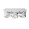 Lucide LANDA - Plafondspot - LED Dim to warm - GU10 - 3x5W 2200K/3000K - Wit Clearance