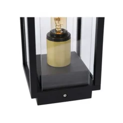Lucide LAURENS Sokkellamp Buiten-Zwart-1xE27-15W-IP54 Clearance