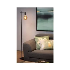 Lucide LEANNE Vloerlamp E27/40W Zwart Clearance