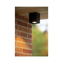 Lucide LEEDS Plafonnière Buiten-Zwart-LED-9W-2700K-IP54 Discount