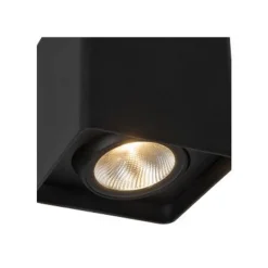 Lucide LEEDS Plafonnière Buiten-Zwart-LED-9W-2700K-IP54 Discount