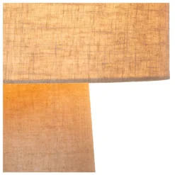 Lucide LEEROY Tafellamp-Taupe-1xE27-240W-Linnen Sale