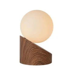 Lucide LEN - Tafellamp - Ø 10 cm - 1xG9 - Hout Online