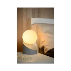 Lucide LEN - Tafellamp - Ø 10 cm - 1xG9 - Grijs New