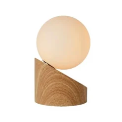Lucide LEN - Tafellamp - Ø 10 cm - 1xG9 - Licht hout Outlet