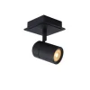 Lucide LENNERT Plafondspot 5W/GU10 Mat Zwart Outlet
