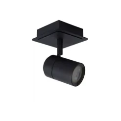 Lucide LENNERT Plafondspot 5W/GU10 Mat Zwart Outlet