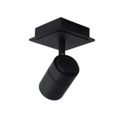 Lucide LENNERT Plafondspot 5W/GU10 Mat Zwart Outlet