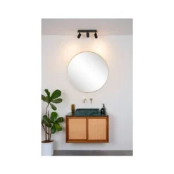 Lucide LENNERT Plafondspot 3x5W/GU10 Mat Zwart Outlet