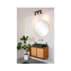 Lucide LENNERT Plafondspot 3x5W/GU10 Mat Zwart Outlet