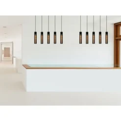 Lucide Lionel - Hanglamp - 5xE27 - Zwart Discount