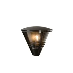 Lucide LIVIA - Wandlamp Buiten - 1xE27 - IP44 - Zwart Outlet