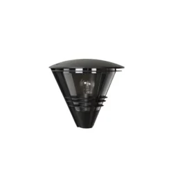Lucide LIVIA - Wandlamp Buiten - 1xE27 - IP44 - Zwart Outlet