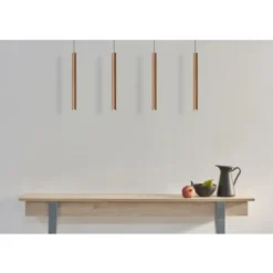 Lucide LORENZ - Hanglamp - LED Dimb. - 4x4W 3000K - Roest bruin Best