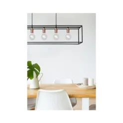 Lucide LUC.ARTHUR PENDEL 5XE27 ZWART Online