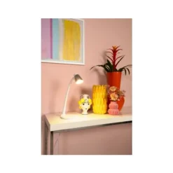 Lucide LUDO Bureaulamp-Wit-LED-4,5W-3000K-Kunsts. Outlet
