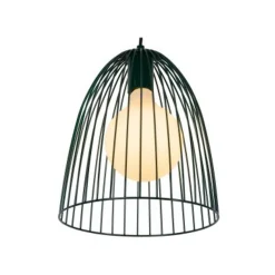 Lucide MACARONS Hanglamp-Groen-Ø24,5-1xE27-40W-Metaal Outlet