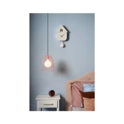 Lucide MACARONS Hanglamp-Roze-Ø24,5-1xE27-40W-Metaal Clearance