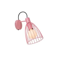 Lucide MACARONS Wandlamp-Roze-1xE27-40W-Metaal New