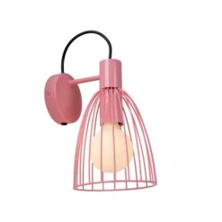 Lucide MACARONS Wandlamp-Roze-1xE27-40W-Metaal New