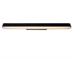 Lucide MADELON - Wandlamp Badkamer - LED - 1x18W 2700K - IP44 - Zwart