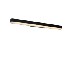 Lucide MADELON - Wandlamp Badkamer - LED - 1x18W 2700K - IP44 - Zwart