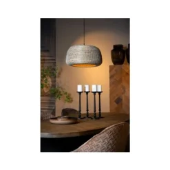 Lucide MADUKA Hanglamp-Bruin-1xE27-40W-Zeegra.