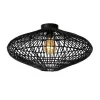 Lucide MAGALI - Plafonnière - Ø 56 cm - 1xE27 - Zwart Online