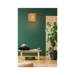 Lucide Magius - Hanglamp - Ø 42 cm - 1xE27 - Licht hout Outlet