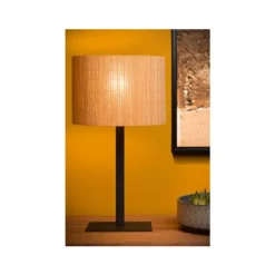 Lucide Magius - Tafellamp - Ø 28 cm - 1xE27 - Licht hout Discount