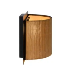 Lucide MAGIUS - Wandlamp - 1xE27 - Licht hout Hot