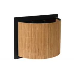Lucide MAGIUS - Wandlamp - 1xE27 - Licht hout Hot