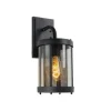 Lucide MAKKUM - Wandlamp Buiten - E27 - IP23 - Zwart Clearance