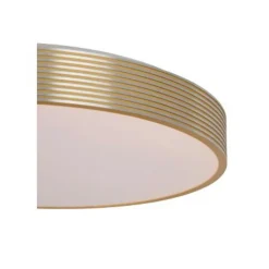 Lucide MALIN - Plafonnière - Ø 39 cm - LED Dimb. - 1x24W 2700K - 3 StepDim - Mat Goud / Messing New