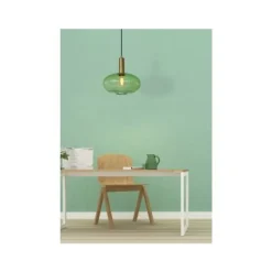 Lucide MALOTO - Hanglamp - Ø 30 cm - 1xE27 - Groen Clearance