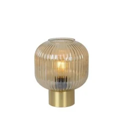 Lucide MALOTO - Tafellamp - Ø 20 cm - 1xE27 - Amber Best