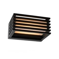 Lucide MALTA-LED - Wandlamp Buiten - LED - 1x6W 2700K - IP54 - Zwart Sale