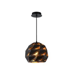 Lucide MALUNGA - Hanglamp - Ø 25 cm - 1xE27 - Zwart Clearance